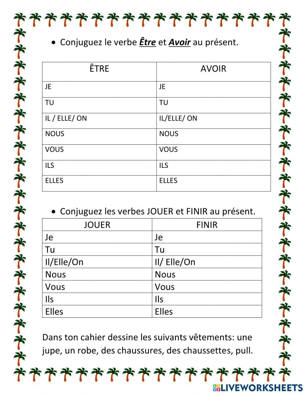  Examen de Francés 4° Segundo Trimestre