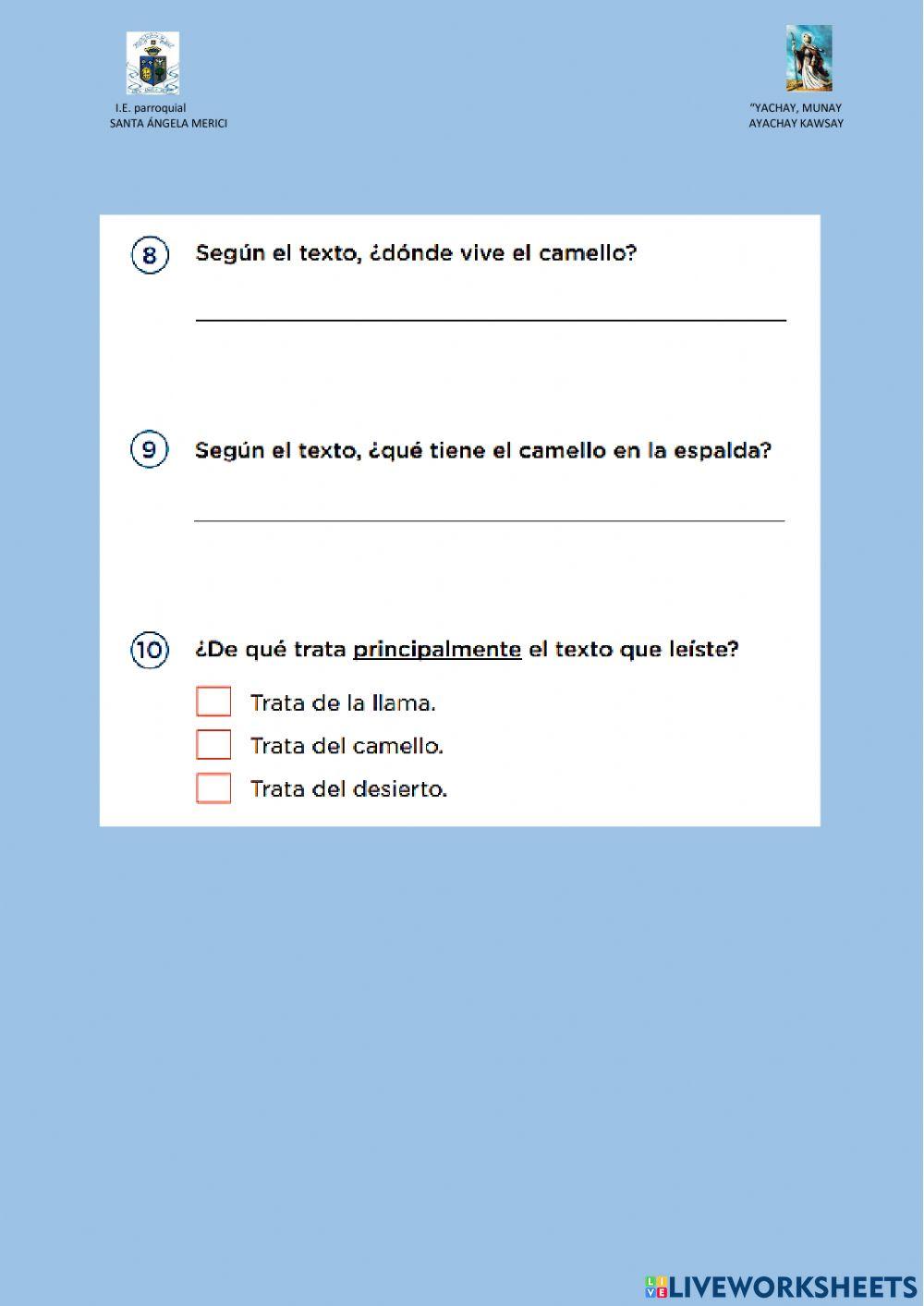 Comprensión lectora