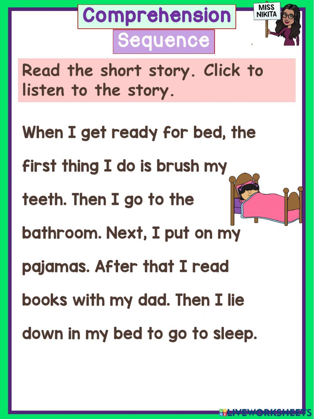 Comprehension test - infant 2