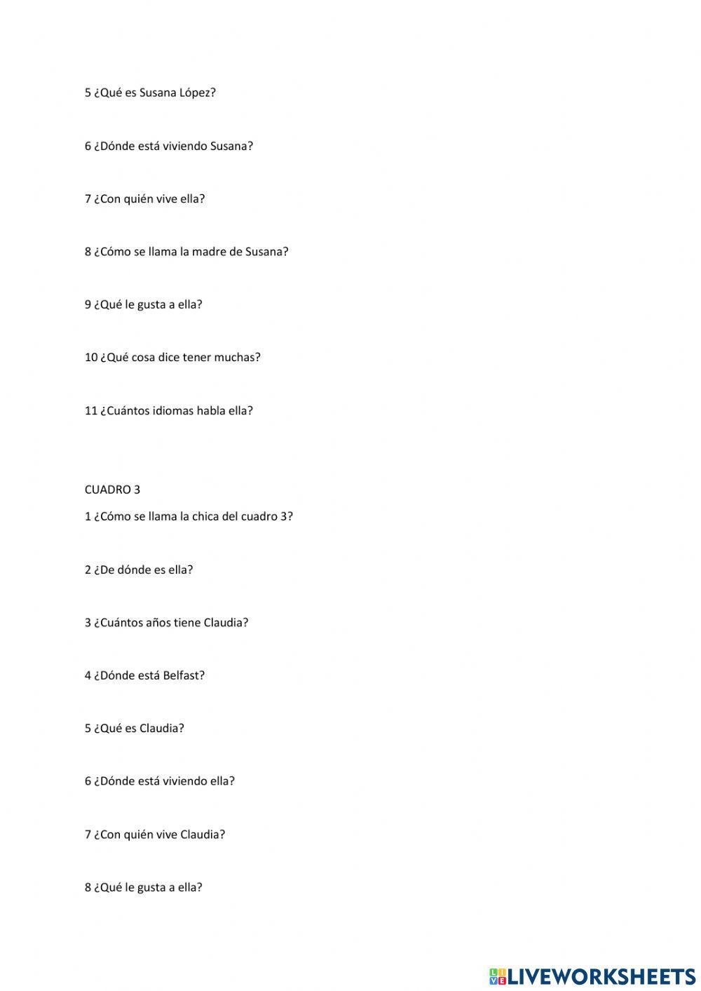 Lectura comprensiva para principiantes en español