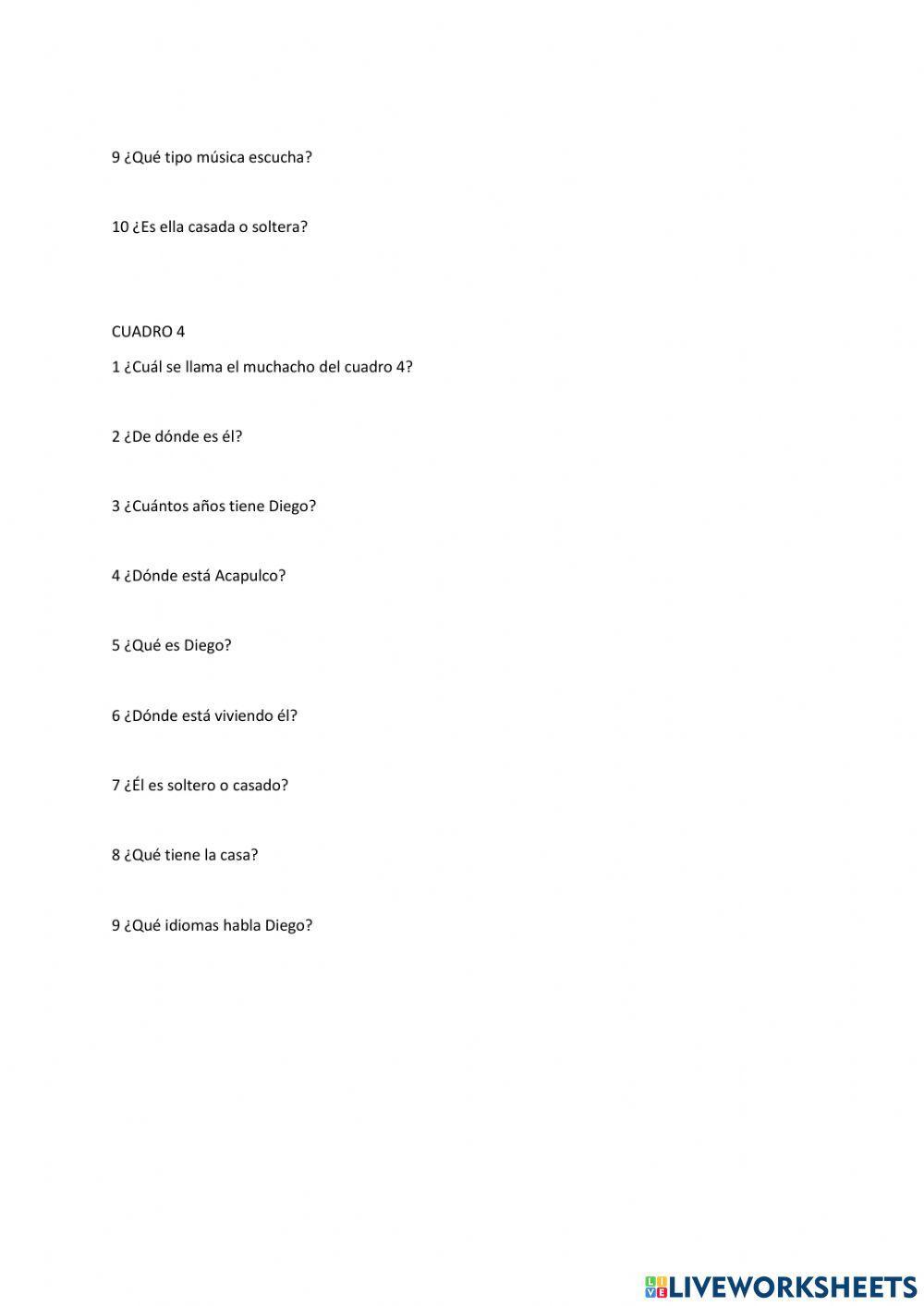 Lectura comprensiva para principiantes en español