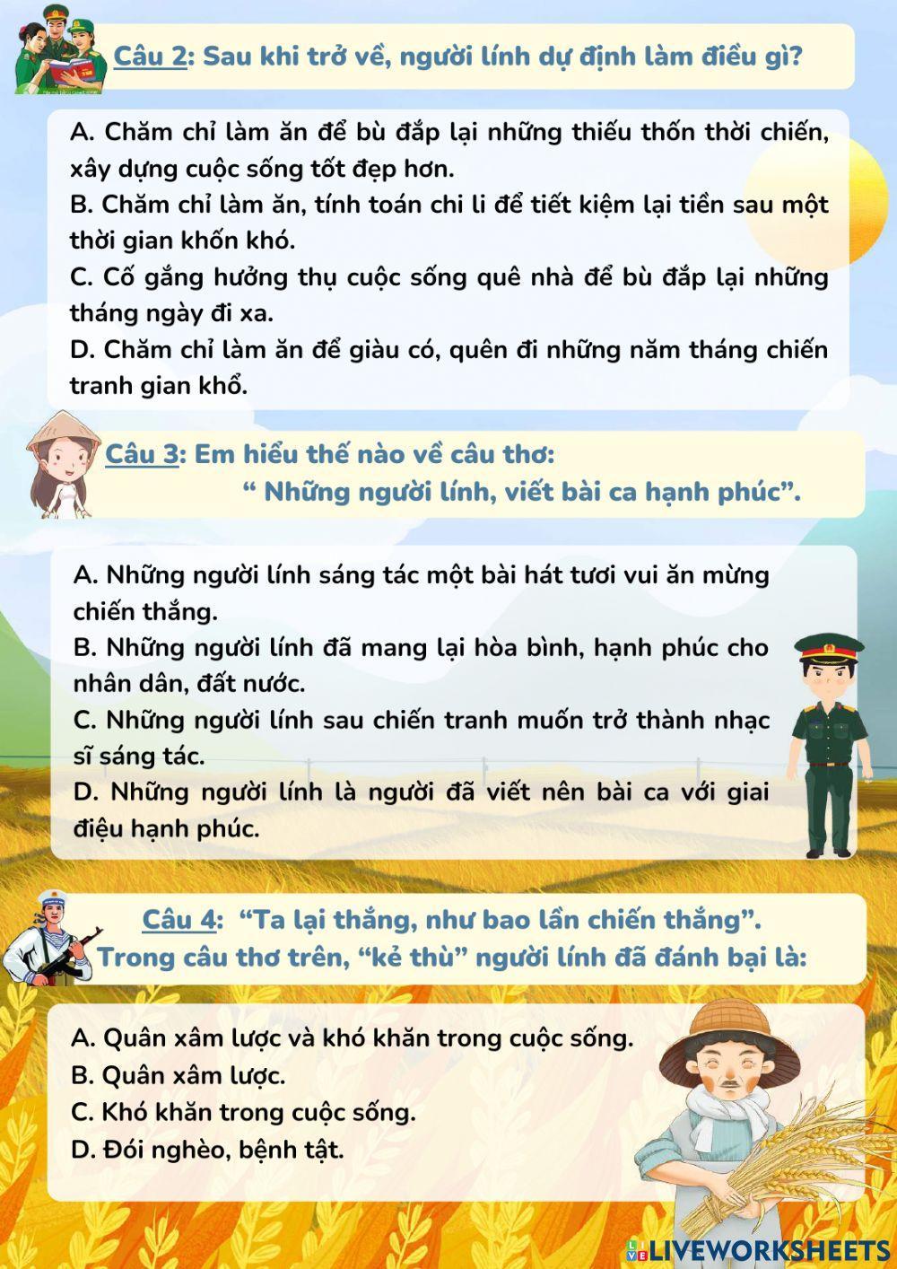 Phiếu ôn tuần 27