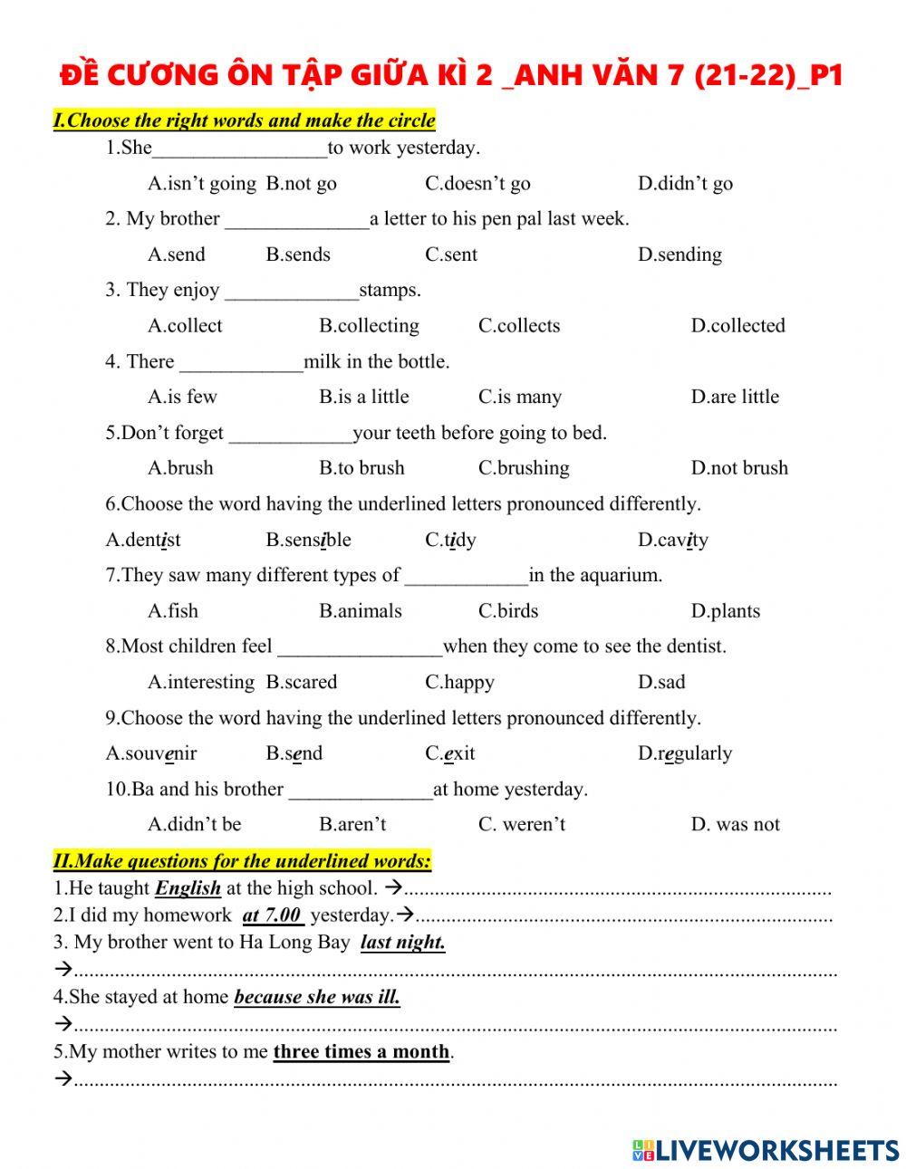 ĐỀ CƯƠNG-Giữa kì 7(21-22)-P1