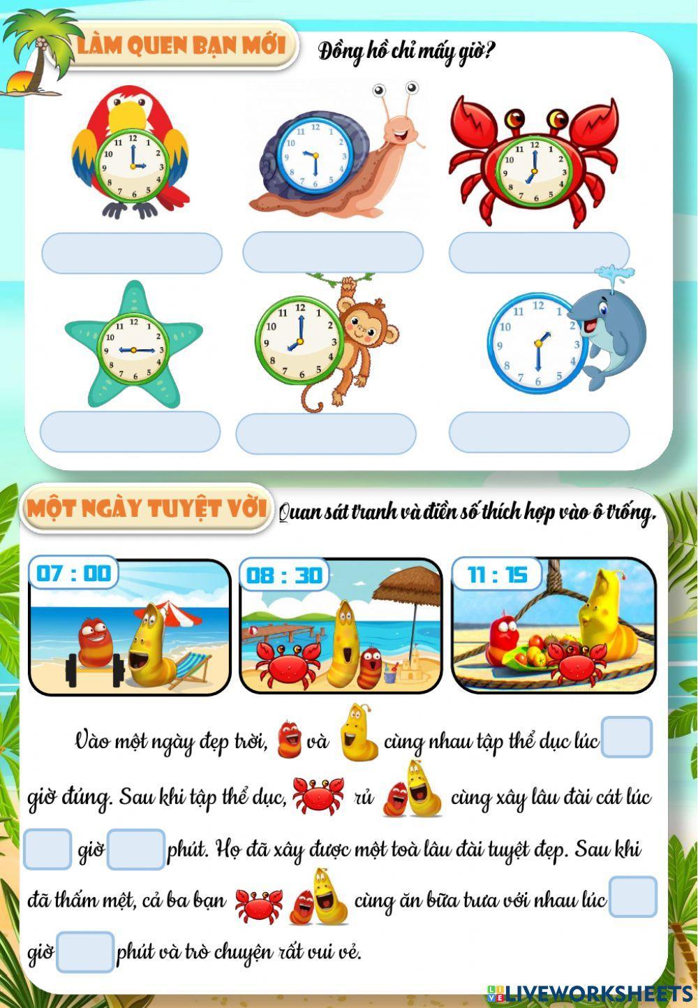 Lớp 2 - Toán - Tuần 22 - Đề 2