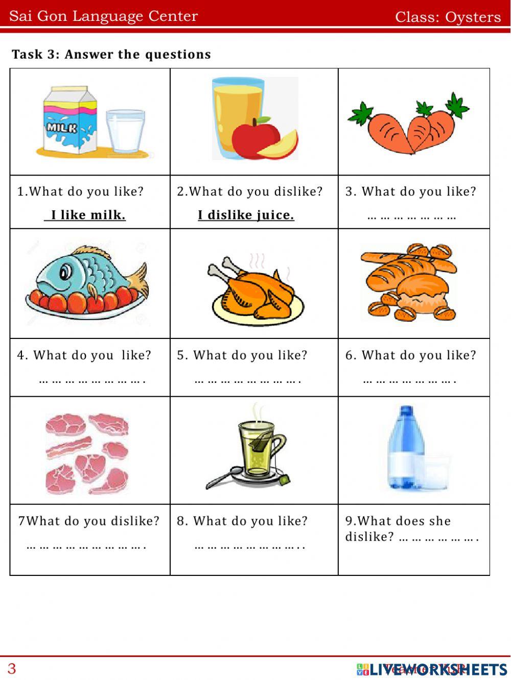 Unit 12: Dinner time!