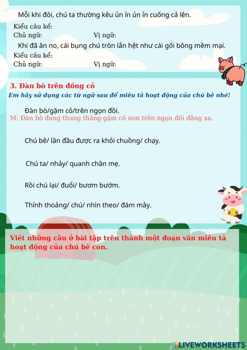 Luyện tập làm văn 4