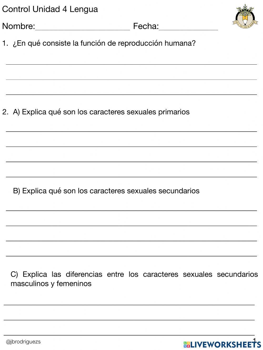 Control U.4 naturales