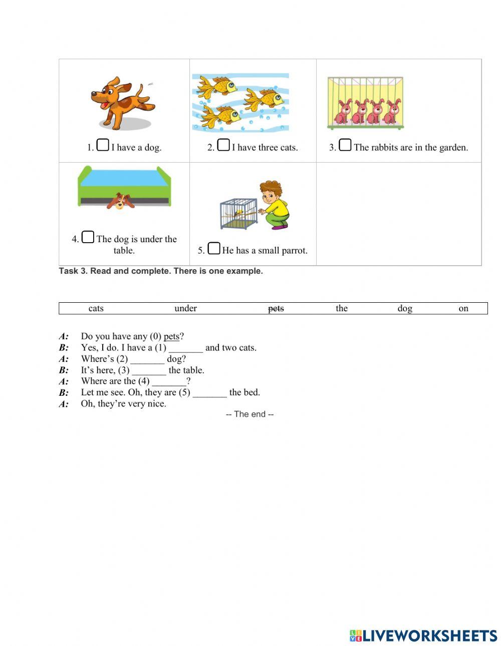 E3 Unit 16 Do you have any pets?