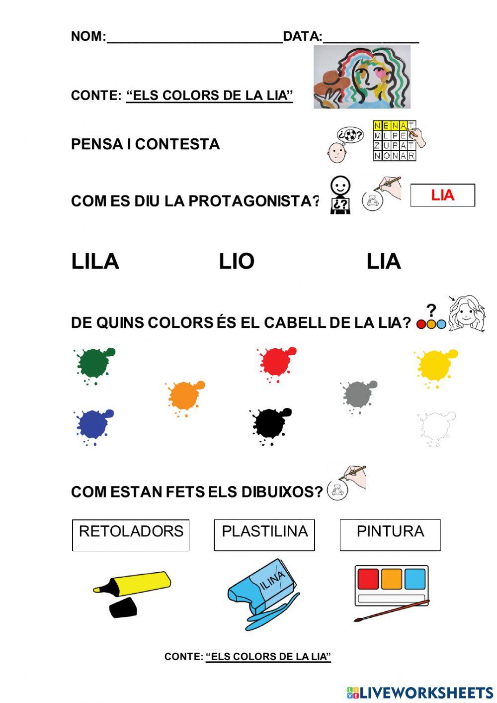 Conte colors de la lia