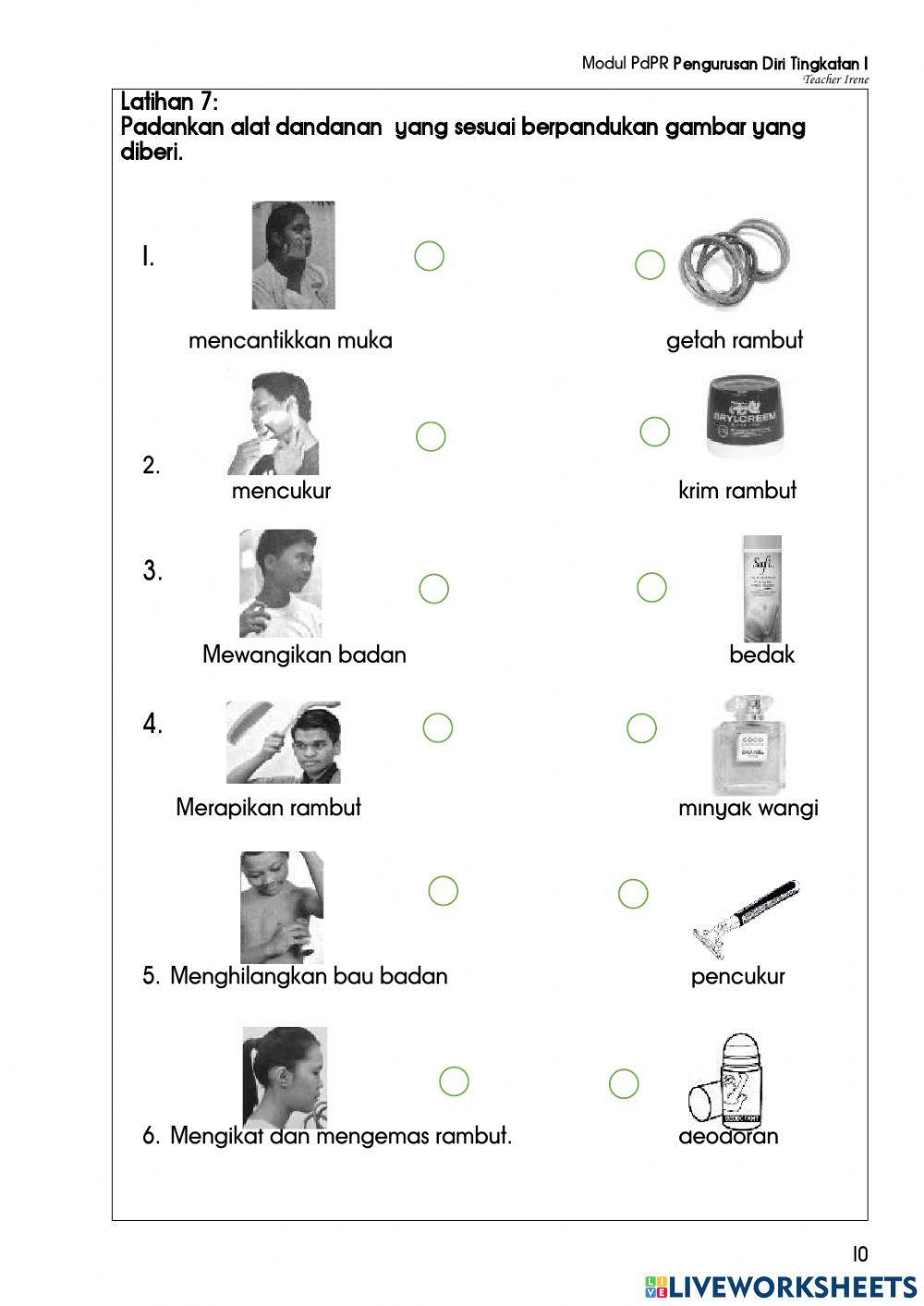 Kebersihan Anggota Badan dan Dandanan Diri