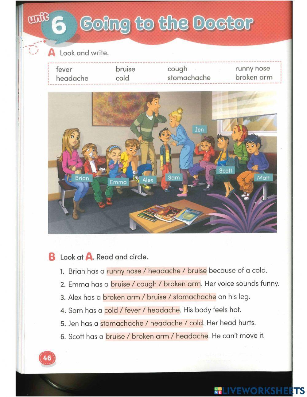 Grade 4 - Going to the Doctor