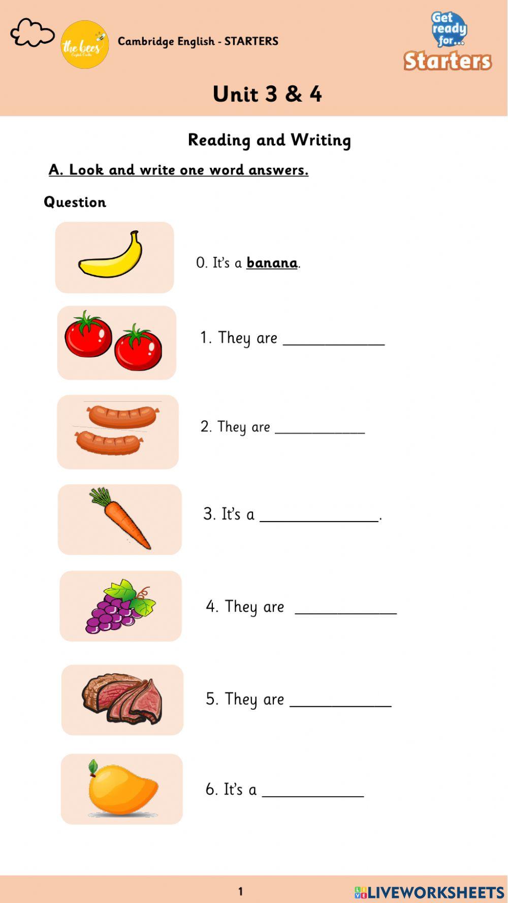 GRS- Writng Test U3 & 4