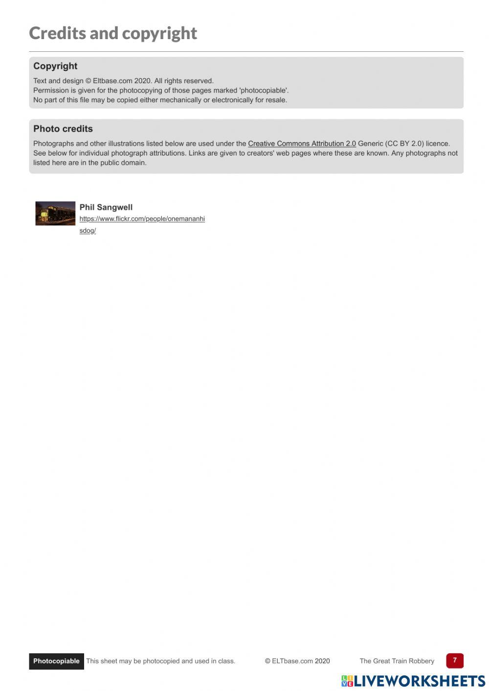 Reading: The great train robbery