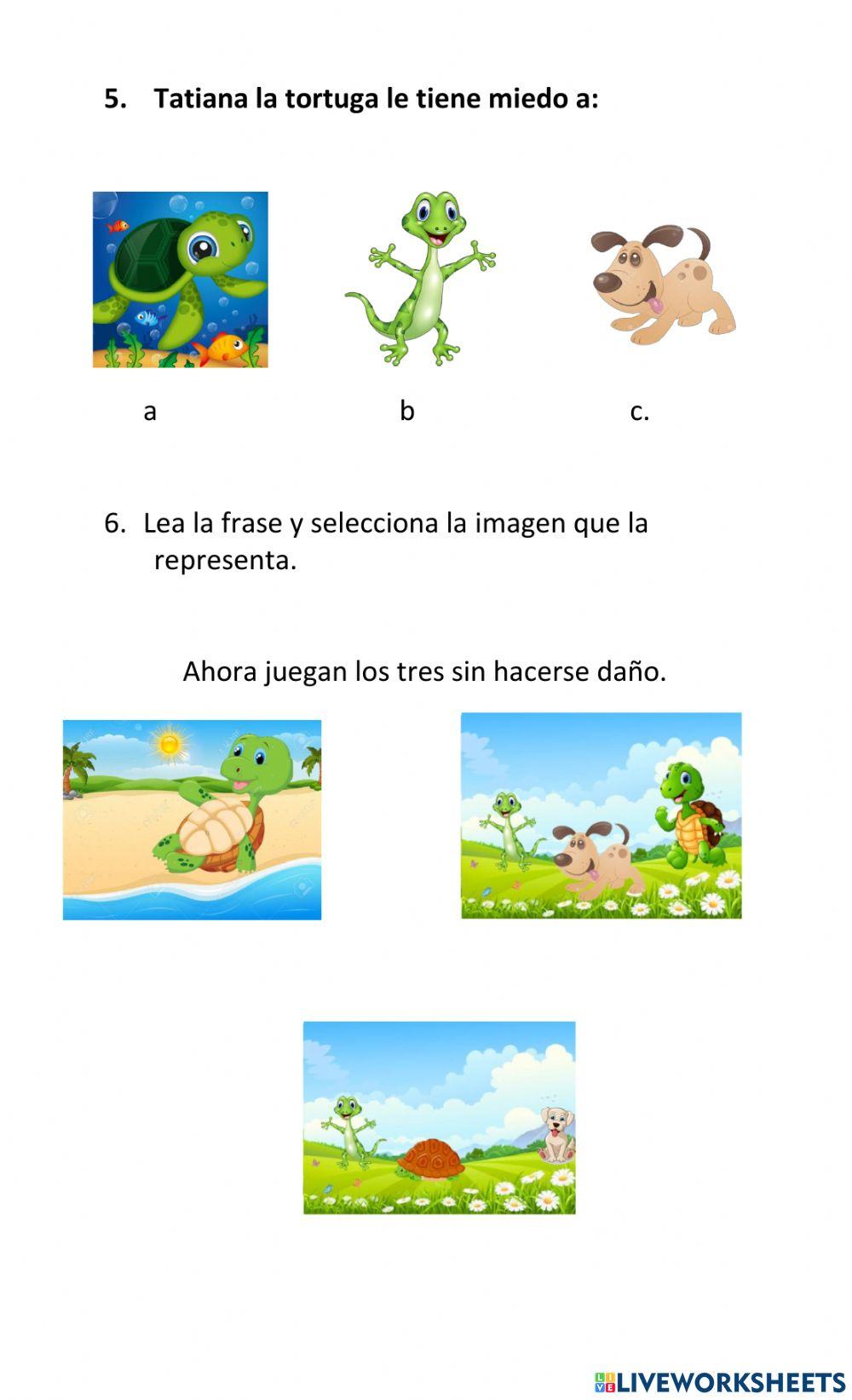 Tatiana, la tortuga tranquila.