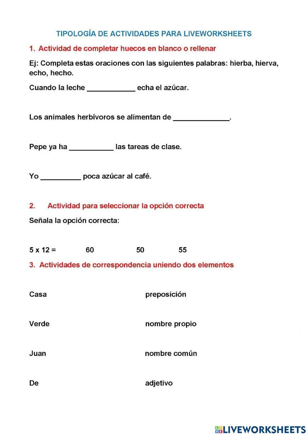 Palabras homófonas y categorías gramaticales