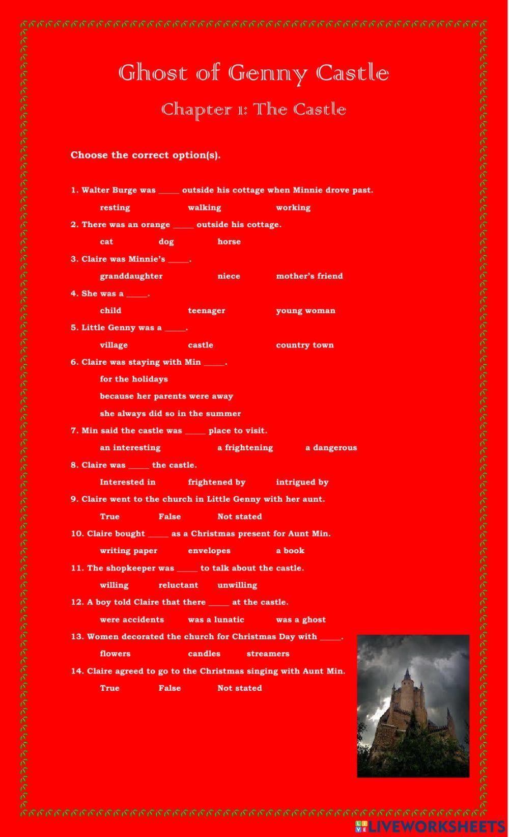 Ghost of Genny Castle: Chapter 1