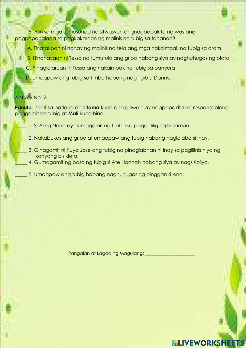 Kahalagahan ng Pagkakaroon ng Malinis na Tubig sa Tahanan