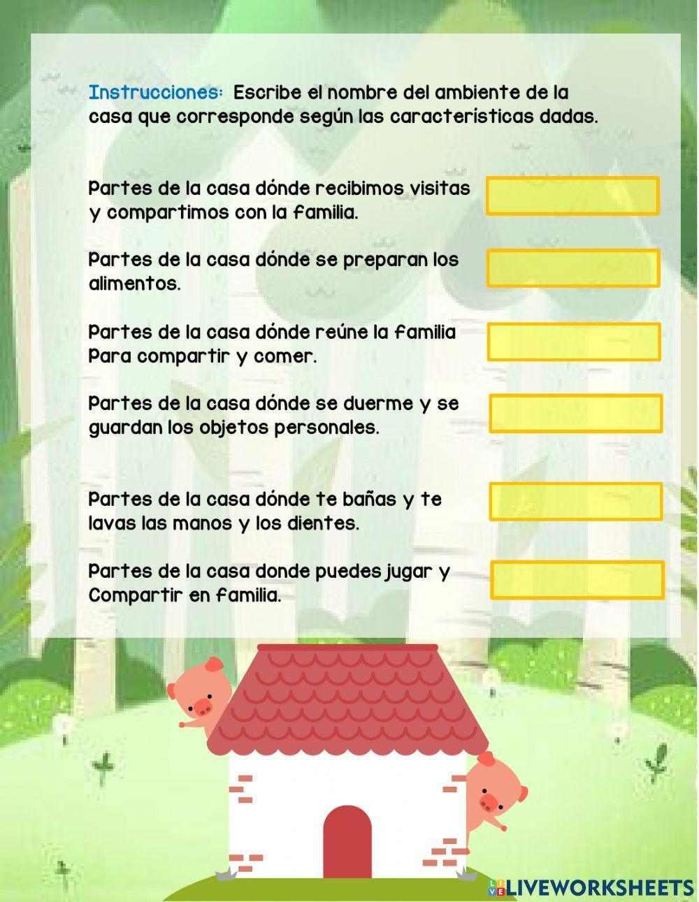 Partes de la casa Partes de la casa