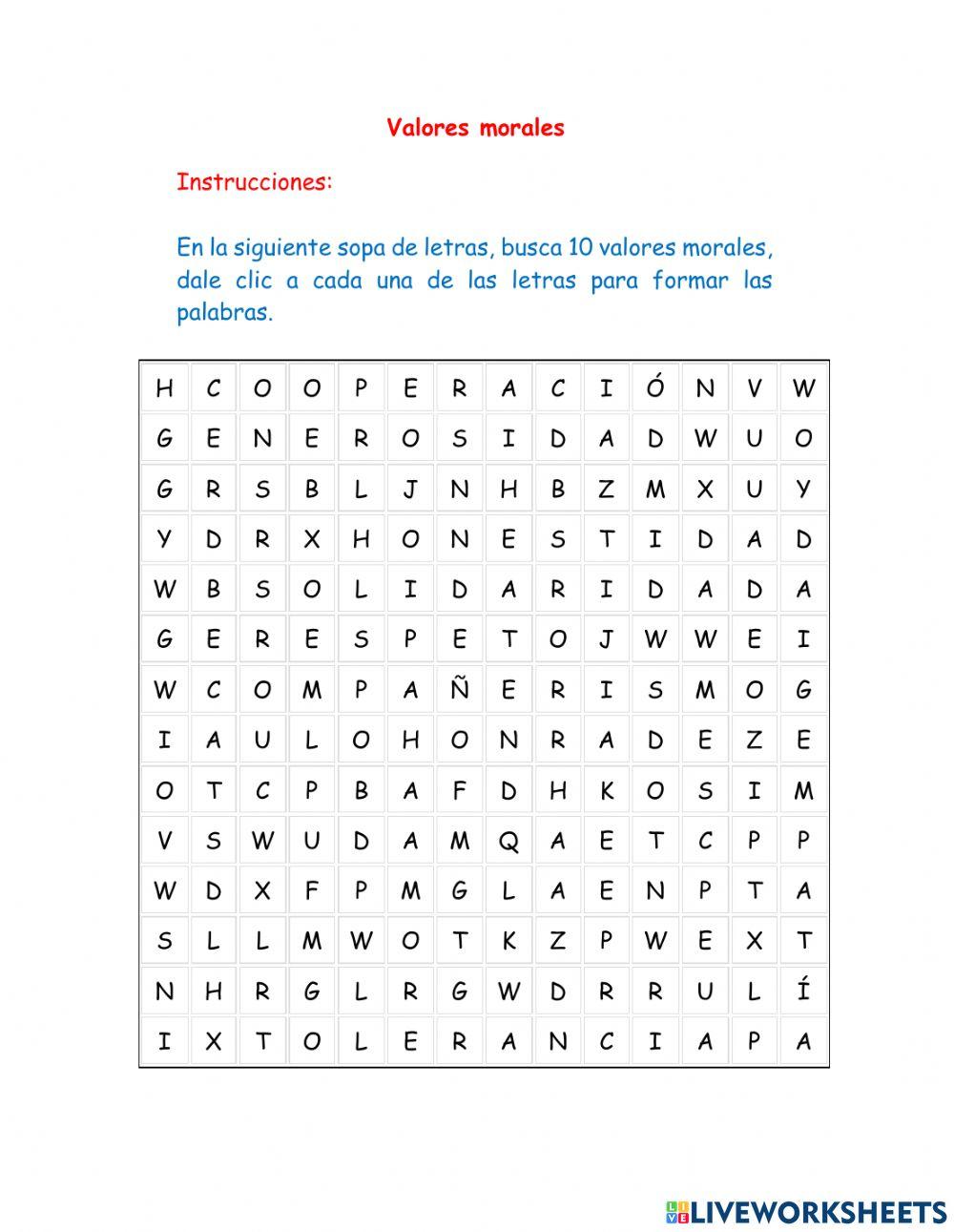 Hoja de trabajo | Free Interactive Worksheets | 1945068, image size:1000x1291