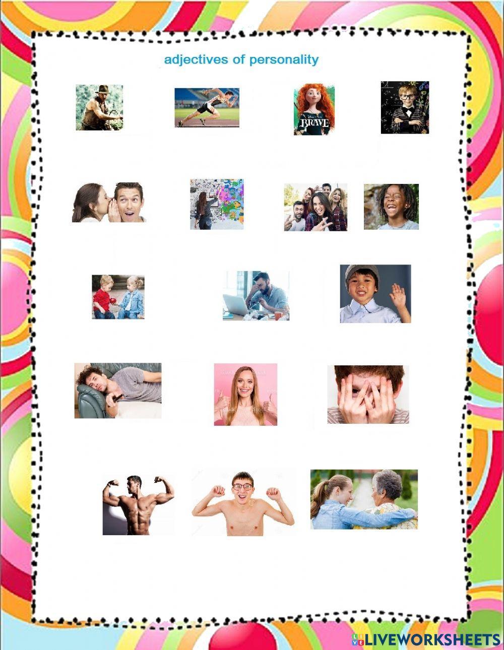 Adjetives of personality