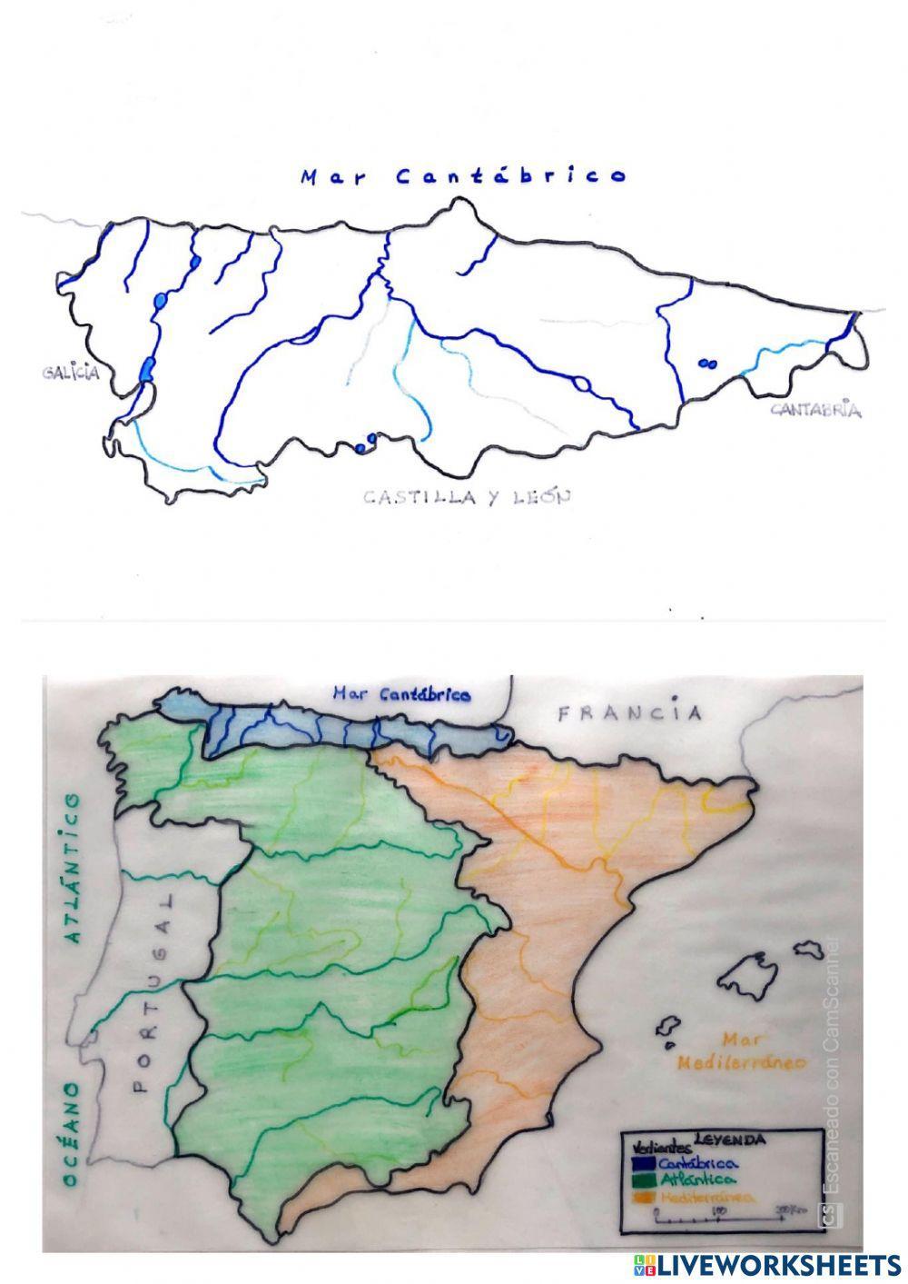 Hidrografia de España y Asturias