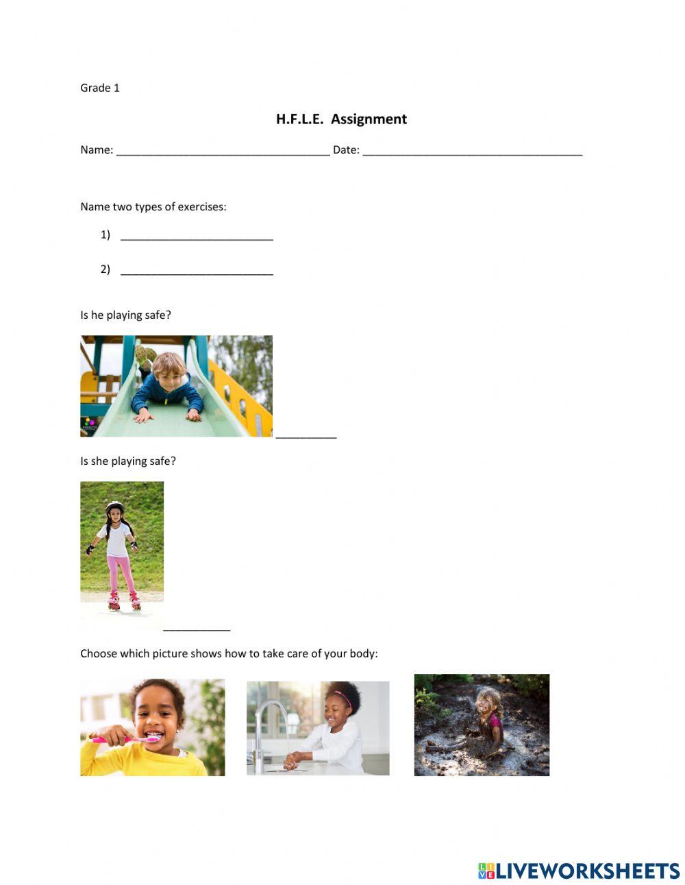 Exercise and Hygiene