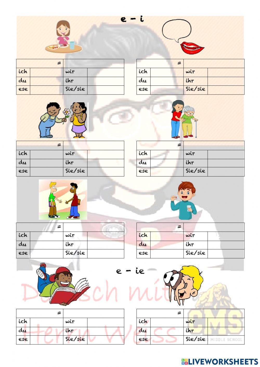 Unregelmäßige Verben