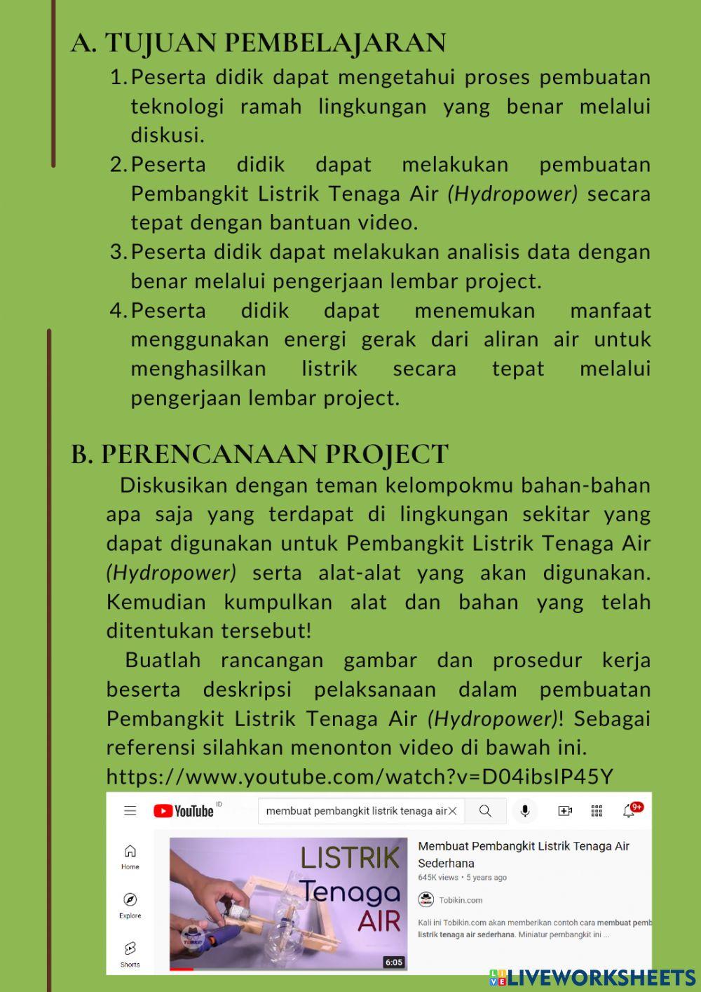 Lembar Project Hydropower