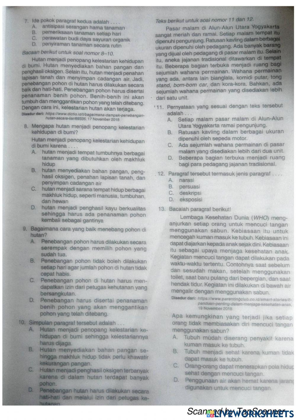 Bahasa Ind soal USBN