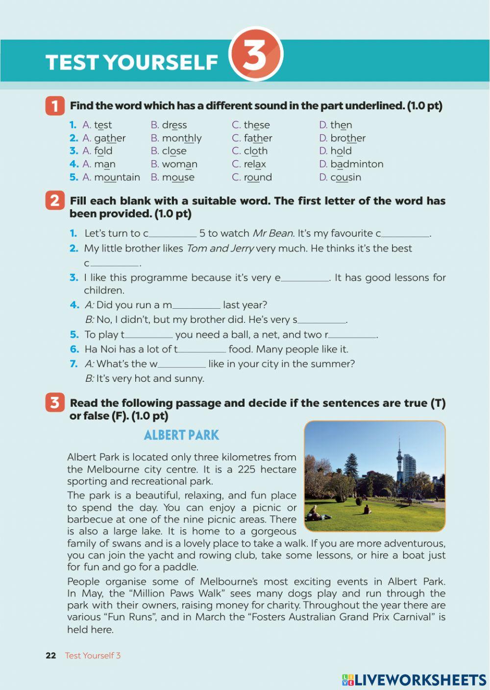 G6 - review 3 SBT- U(7 8 9)