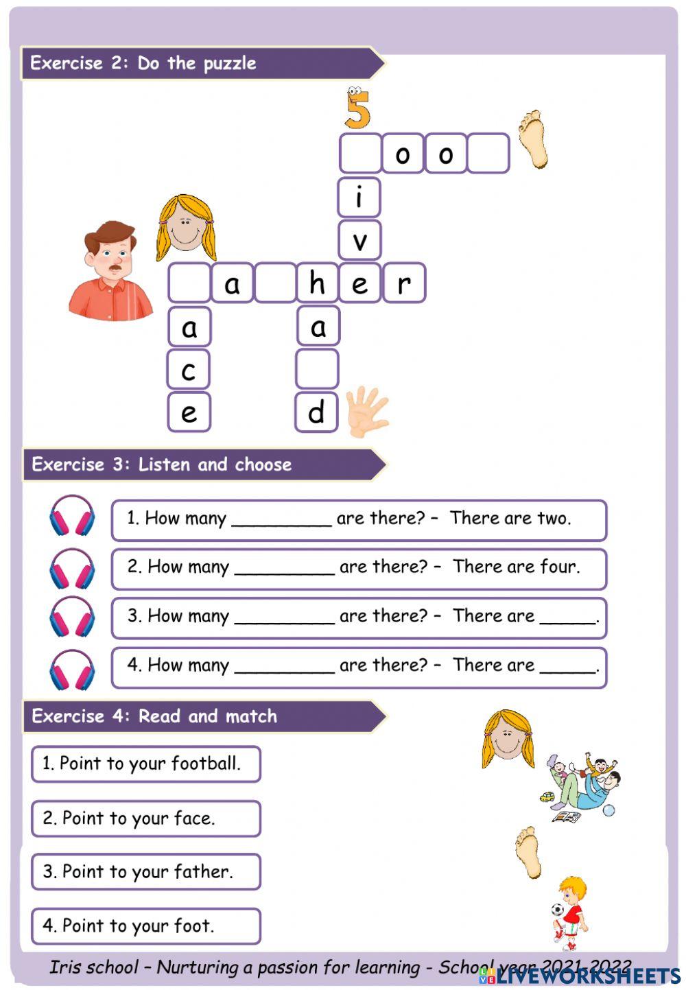 Tiếng Anh 2-Unit 15+16-Weekend WS- 27th