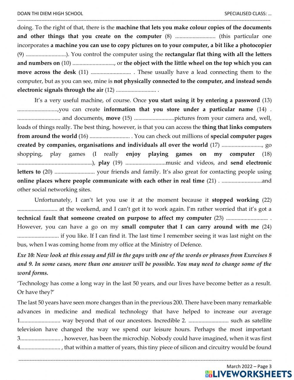 Advanced Vocab: Technology - part 2