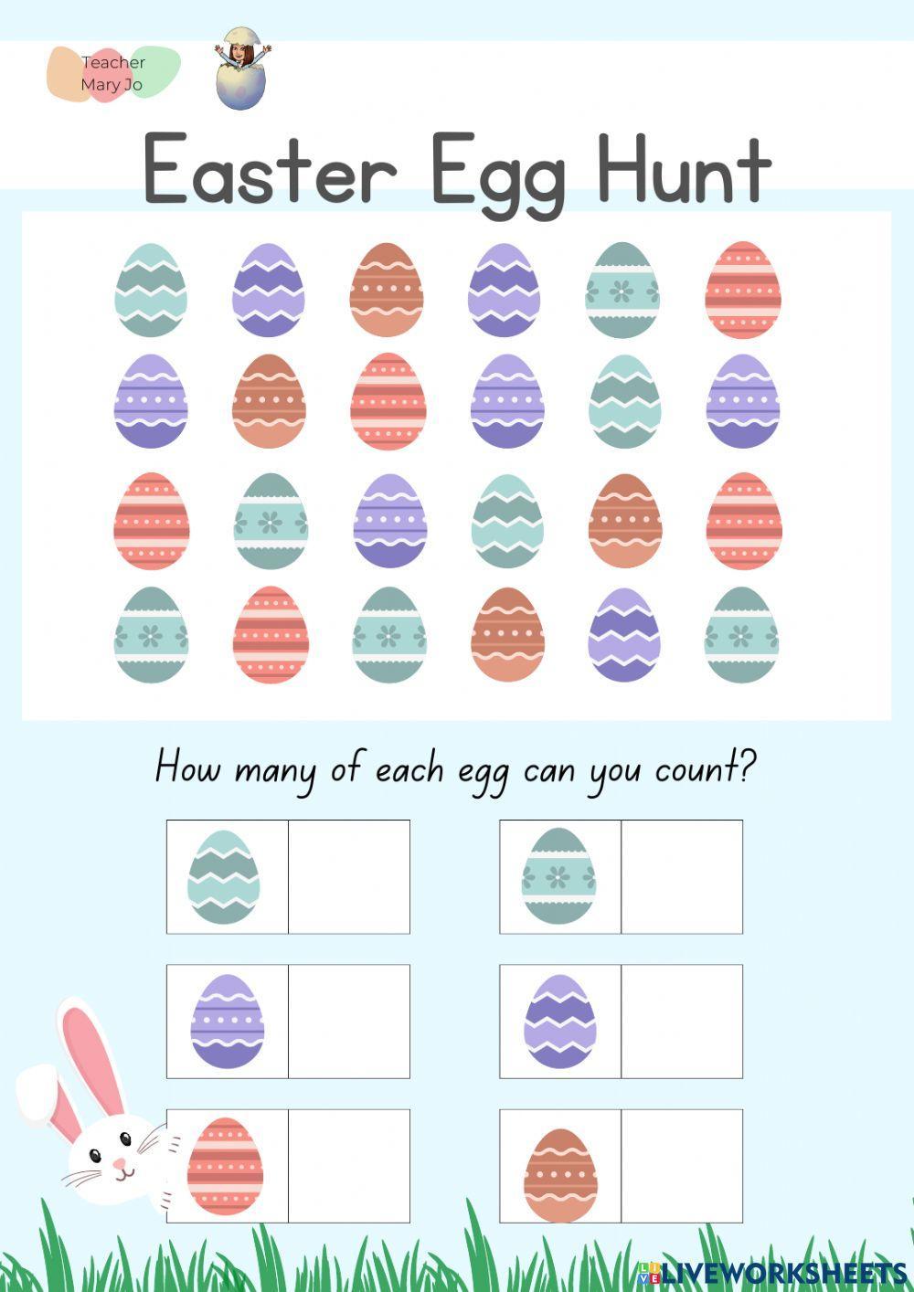 Easter eggs counting