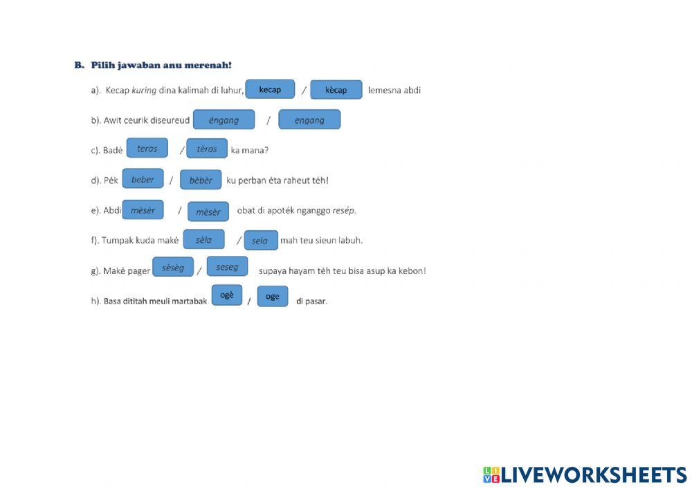 Remedial Harian kelas 6