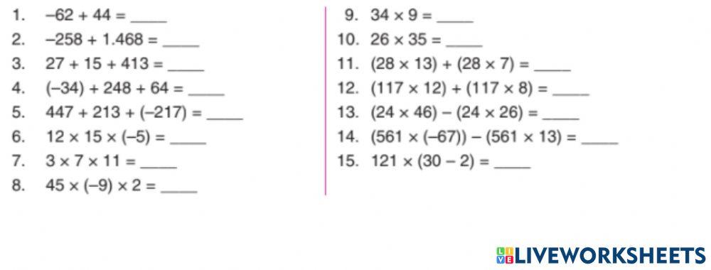 Sm sd 6 bilangan bulat