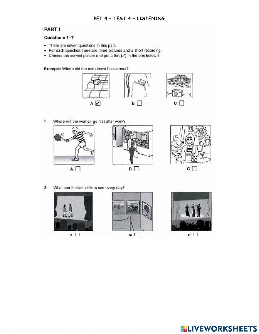 Pet 4 - test 4