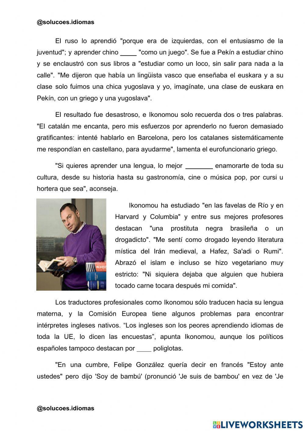 El traductor que habla 32 idiomas