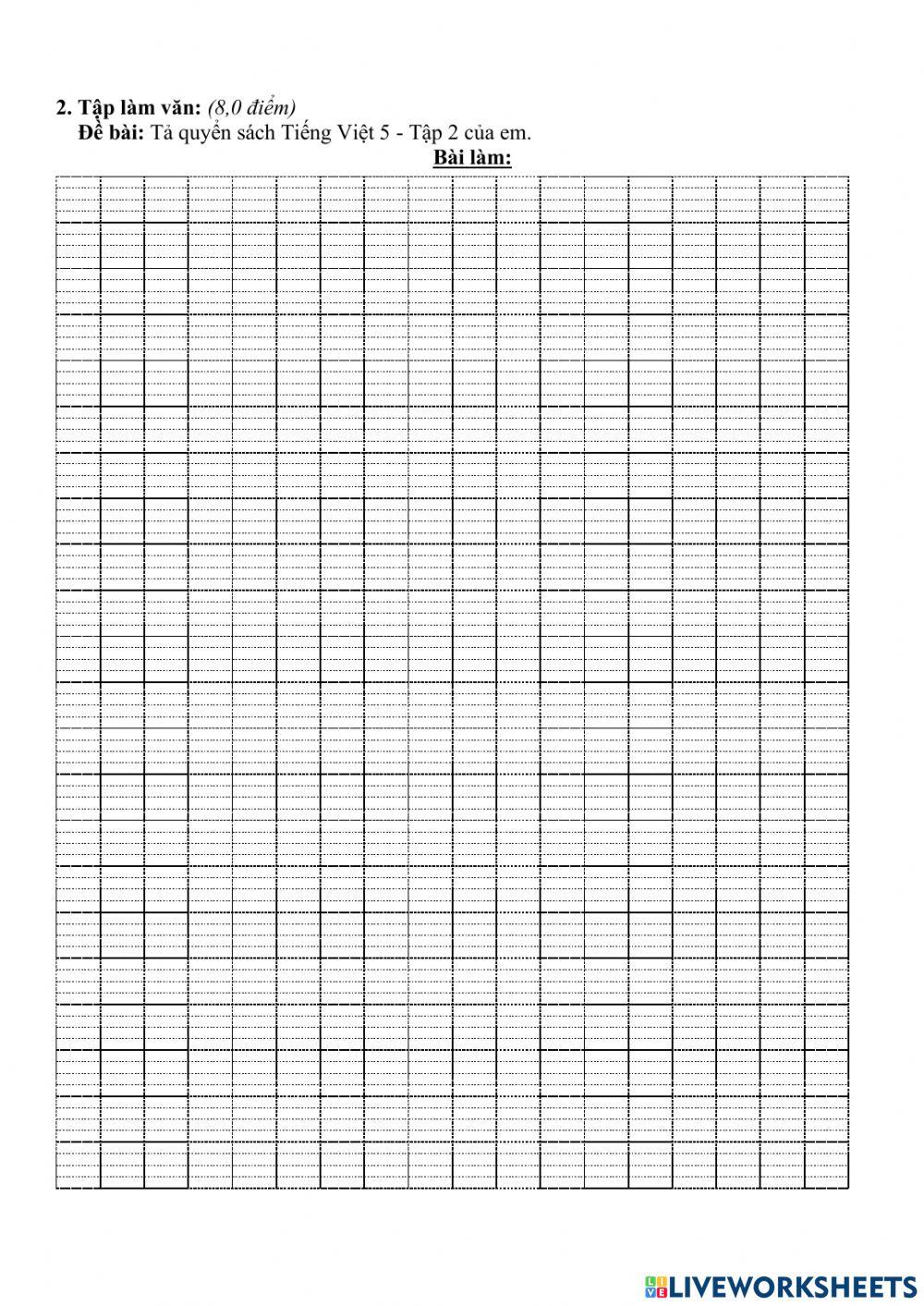 Chính tả - Tập làm văn