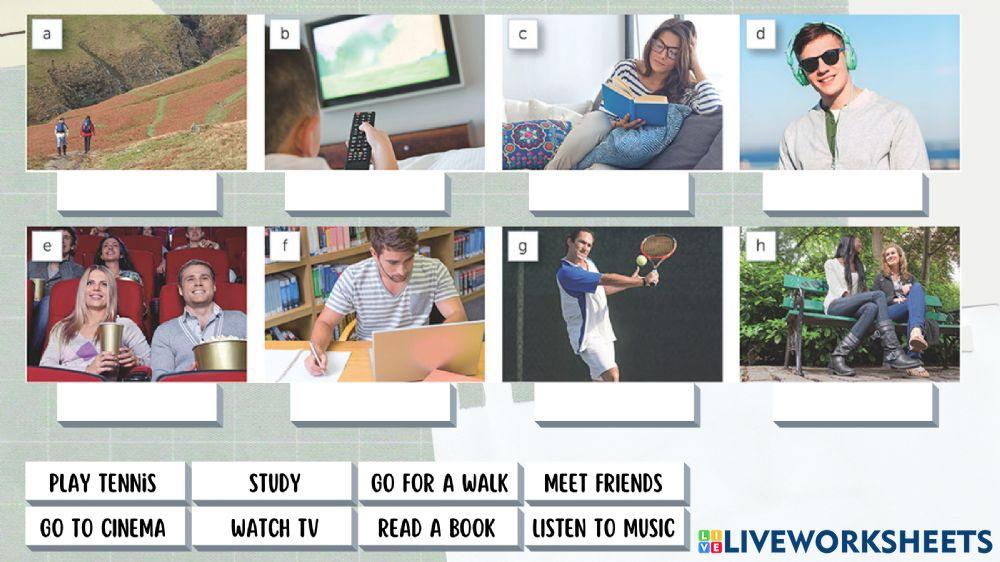 Free time activities