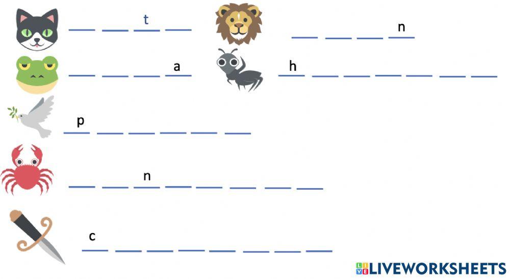 Completo las palabras