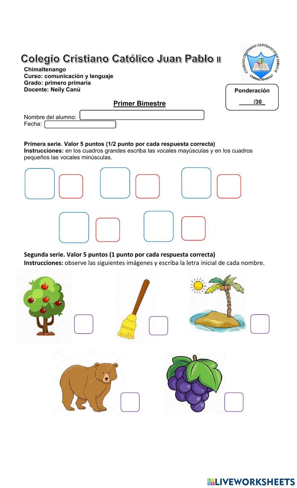 Vocales y abecedario