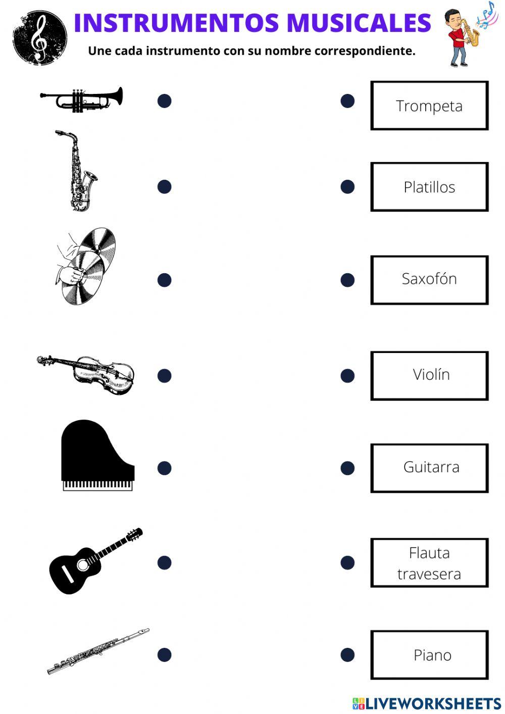 Los instrumentos musicales