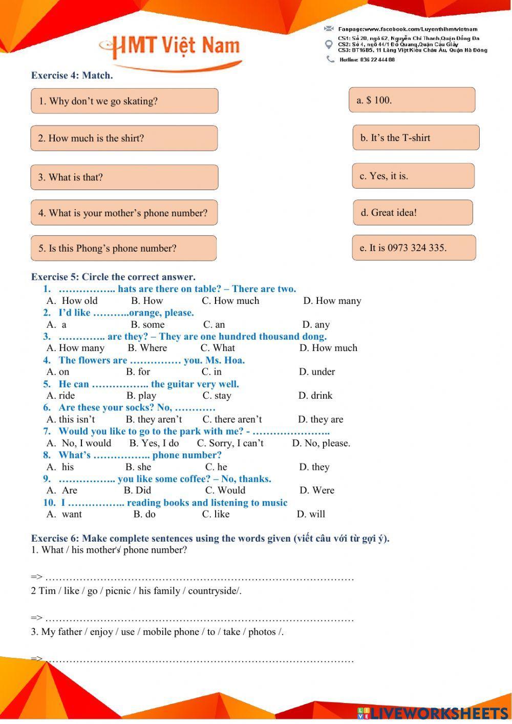 HMT E4 unit 18-What's your phone number?(1)