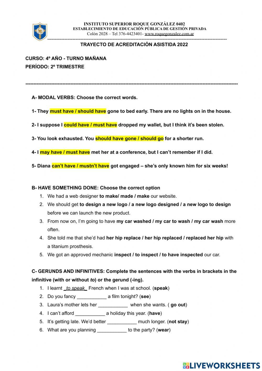 TAA - 4° Año - 2° Trimestre