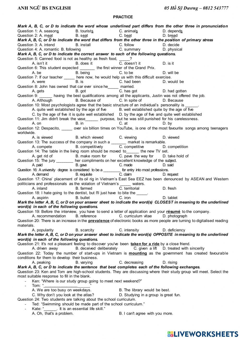 Trial test for g.12-2020