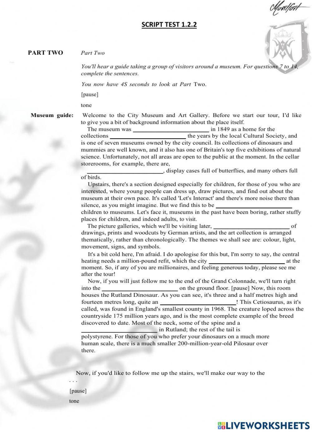 C1-C2 SCRIPT LI… | Free Interactive Worksheets | 5315945