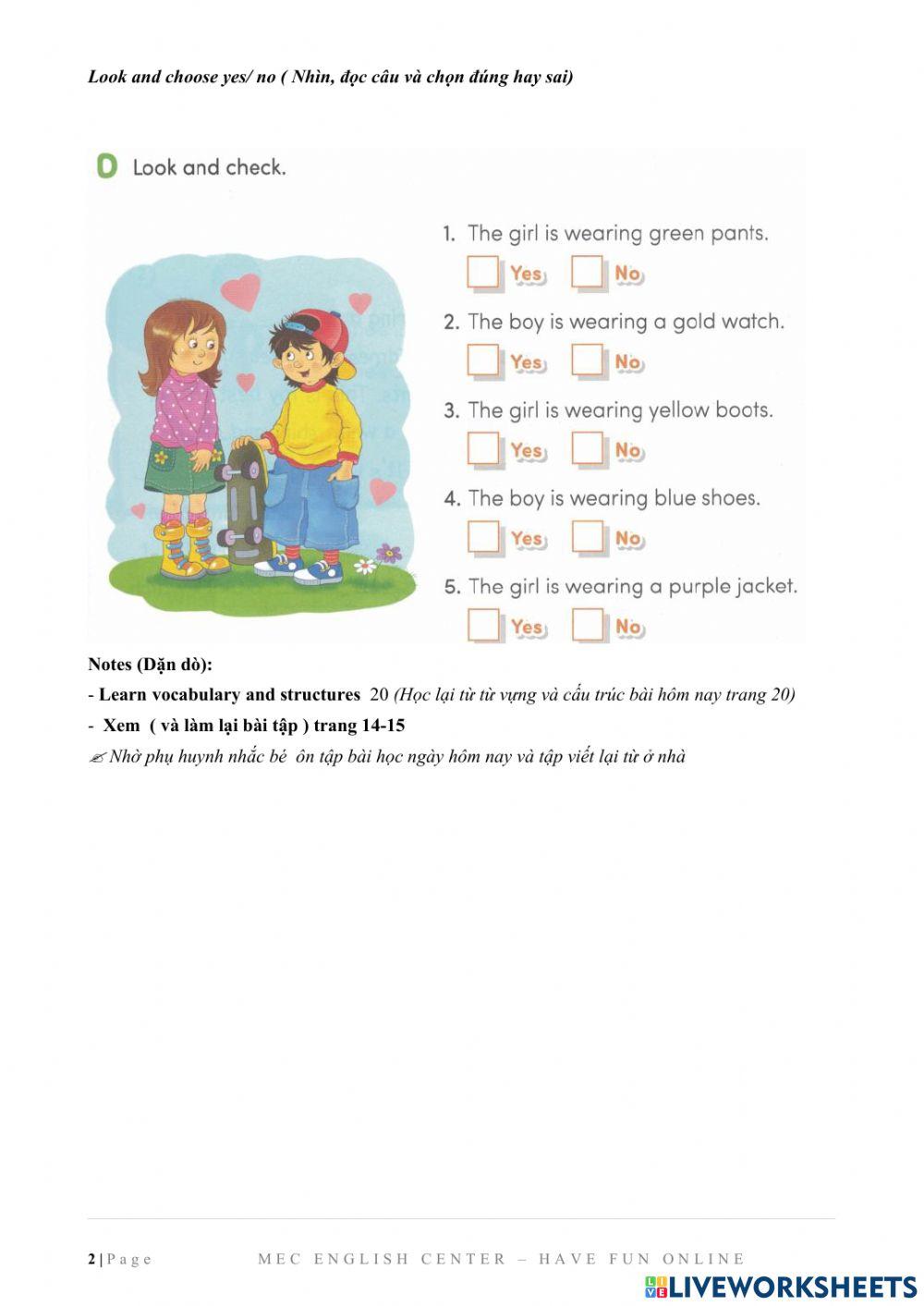 Starters 2A- Unit 2- Lesson 1