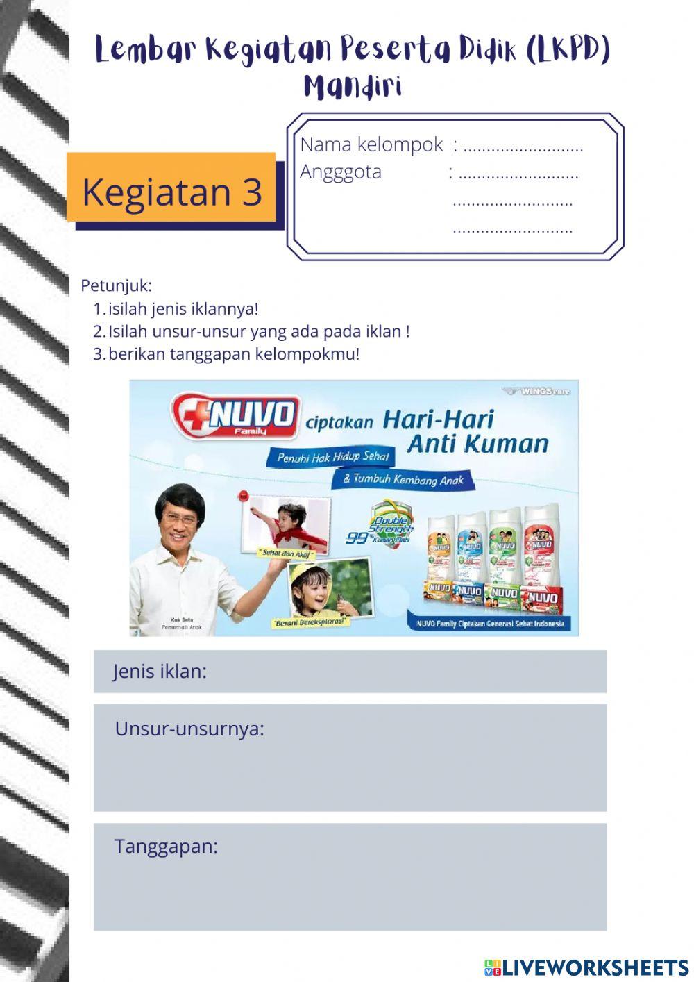 Lkpd kelas 5 tema 9 subtema 1 pembelajaran 4