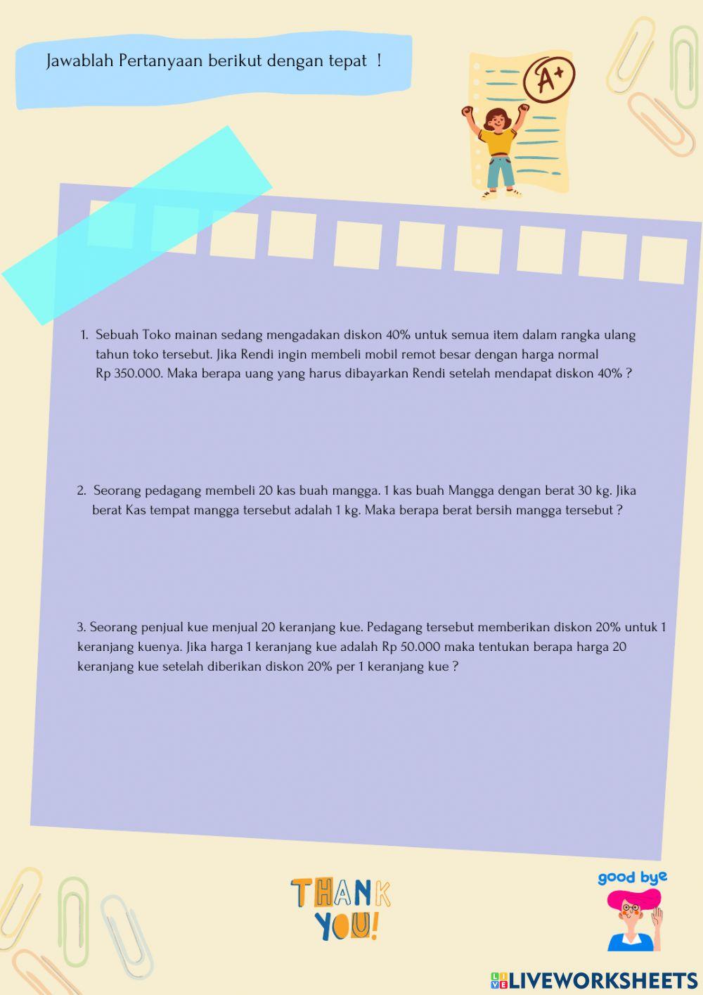 Lkpd aritmatika sosial