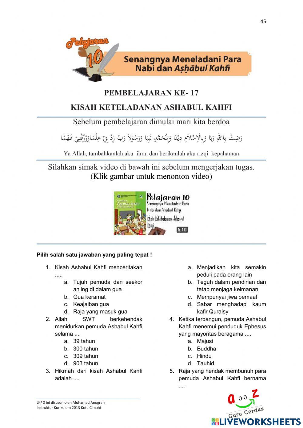 LKPD PAI Kelas 6 Semester 2